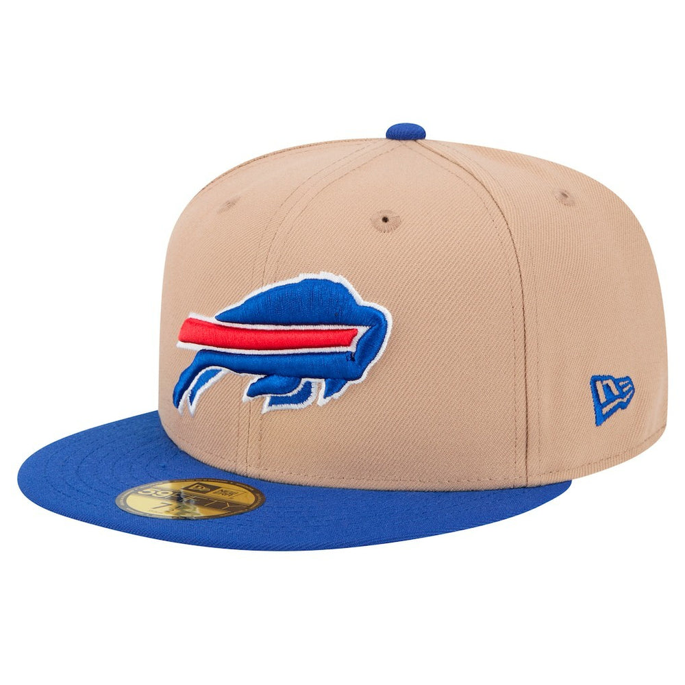 Buffalo Bills New Era Logo Main 59FIFTY Fitted Hat Tan - NFL