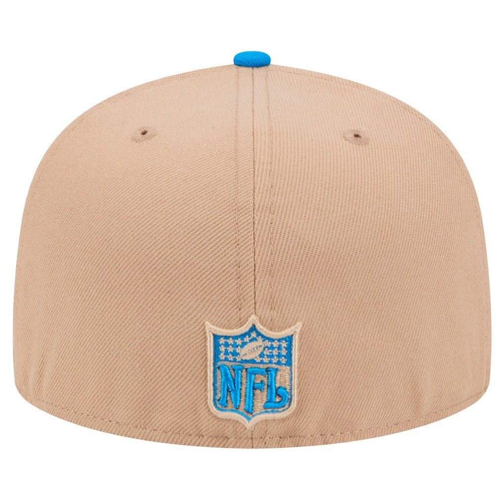 Detroit Lions New Era Throwback Logo Main 59FIFTY Fitted Hat Tan - NFL