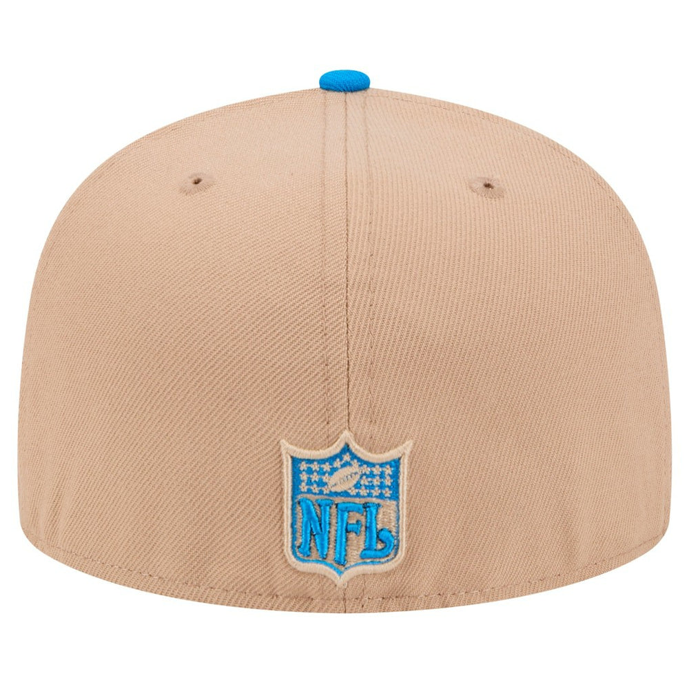 Detroit Lions New Era Throwback Logo Main 59FIFTY Fitted Hat Tan - NFL