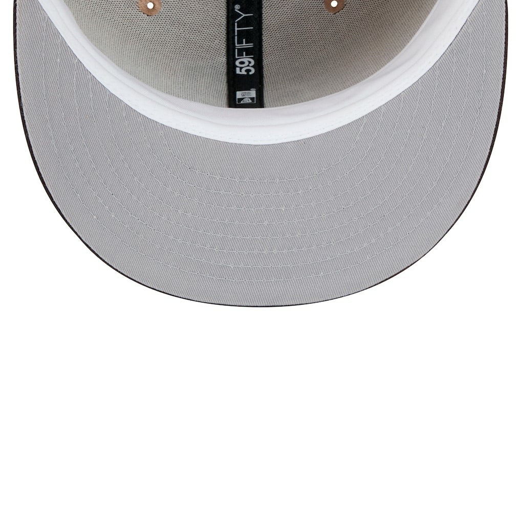Cleveland Browns New Era Throwback Logo Main 59FIFTY Fitted Hat Tan - NFL