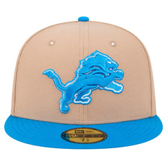 Detroit Lions New Era Logo Main 59FIFTY Fitted Hat Tan - NFL