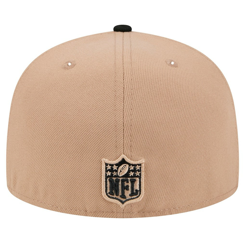 New Orleans Saints New Era Logo Main 59FIFTY Fitted Hat Tan - NFL