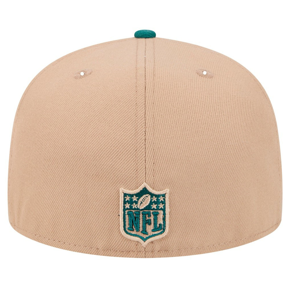 Philadelphia Eagles New Era Logo Main 59FIFTY Fitted Hat Tan - NFL