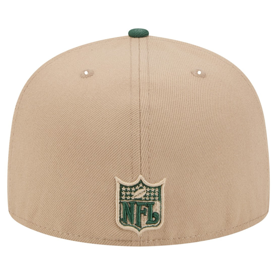 Green Bay Packers New Era Throwback Logo Main 59FIFTY Fitted Hat Tan - NFL