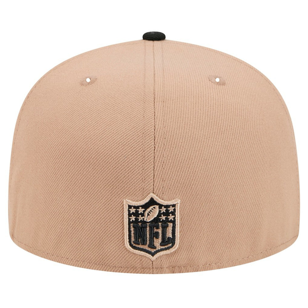 Pittsburgh Steelers New Era Logo Main 59FIFTY Fitted Hat Tan - NFL
