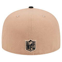 Pittsburgh Steelers New Era Logo Main 59FIFTY Fitted Hat Tan - NFL
