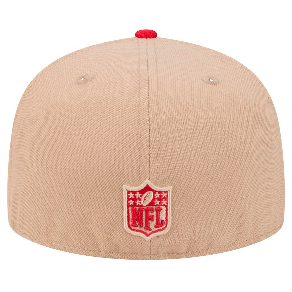 San Francisco 49ers New Era Logo Main 59FIFTY Fitted Hat Tan - NFL