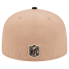 Las Vegas Raiders New Era Logo Main 59FIFTY Fitted Hat Tan - NFL