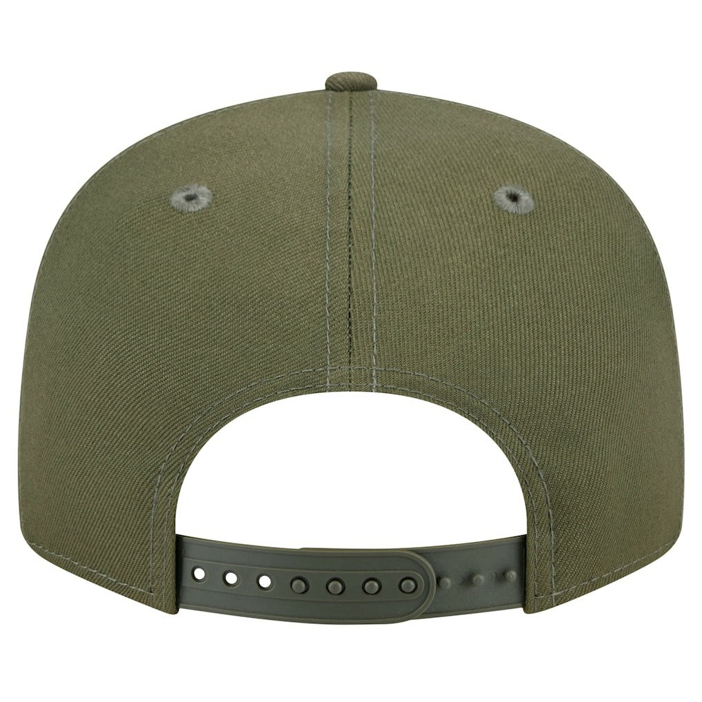 Miami Dolphins New Era Main 9FIFTY Snapback Hat Olive - NFL