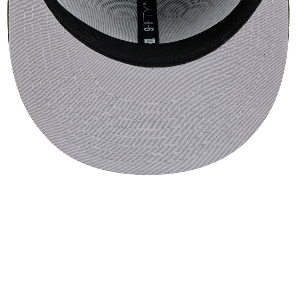 Miami Dolphins New Era Main 9FIFTY Snapback Hat Olive - NFL