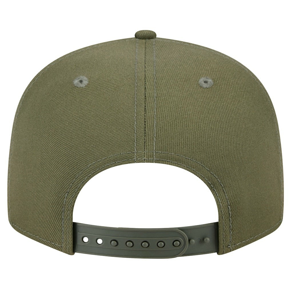 Detroit Lions New Era Main 9FIFTY Snapback Hat Olive - NFL