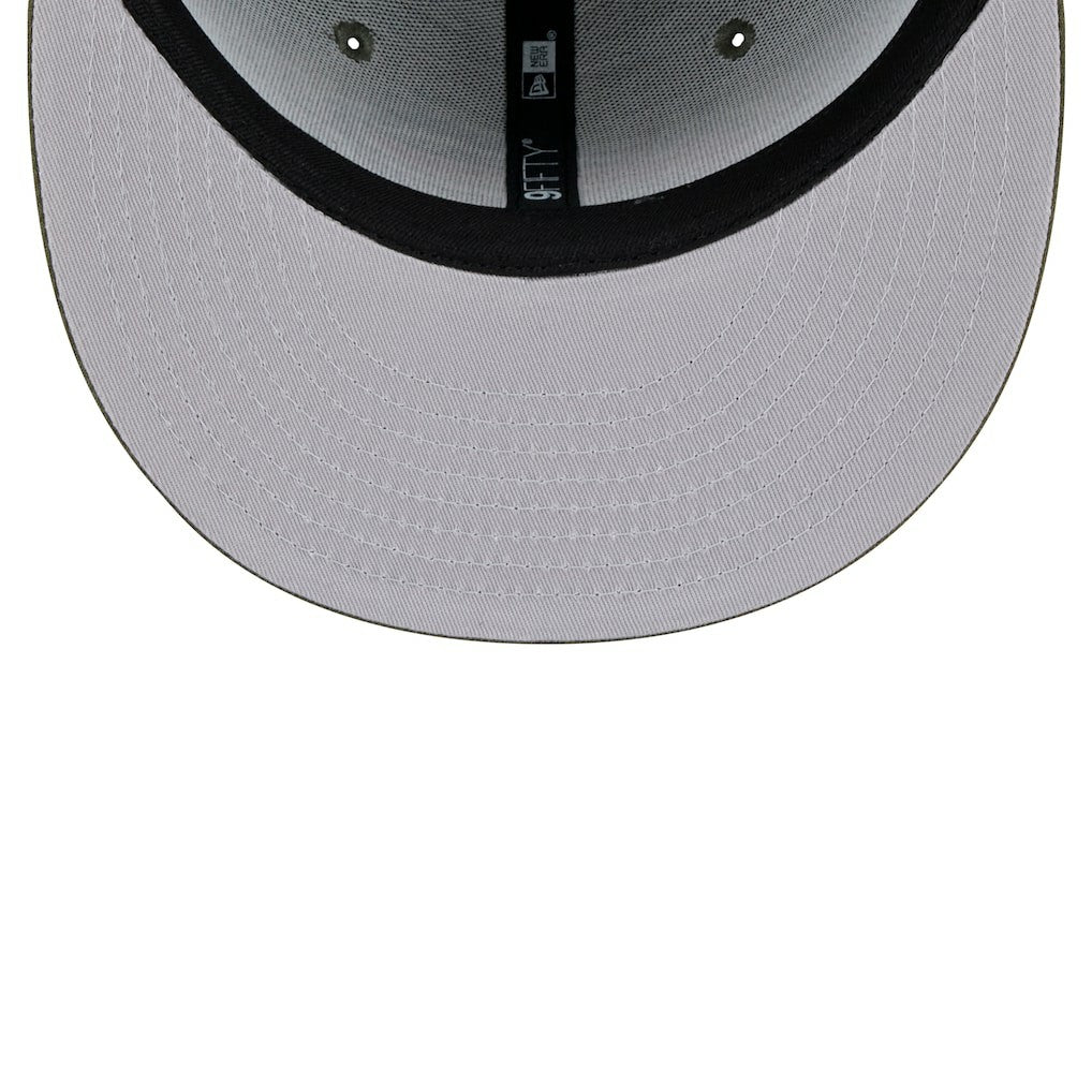 Detroit Lions New Era Main 9FIFTY Snapback Hat Olive - NFL