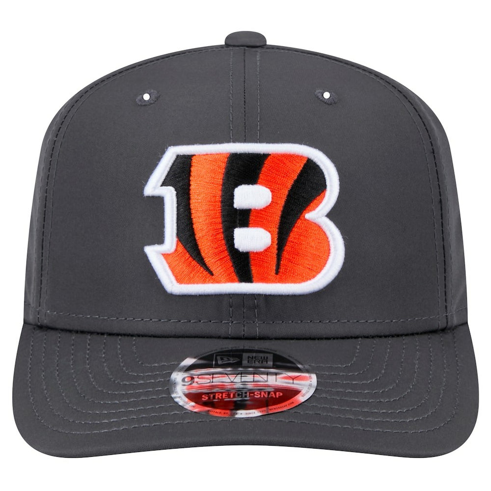 Cincinnati Bengals New Era Main 9SEVENTY Stretch-Snap Hat Graphite - NFL