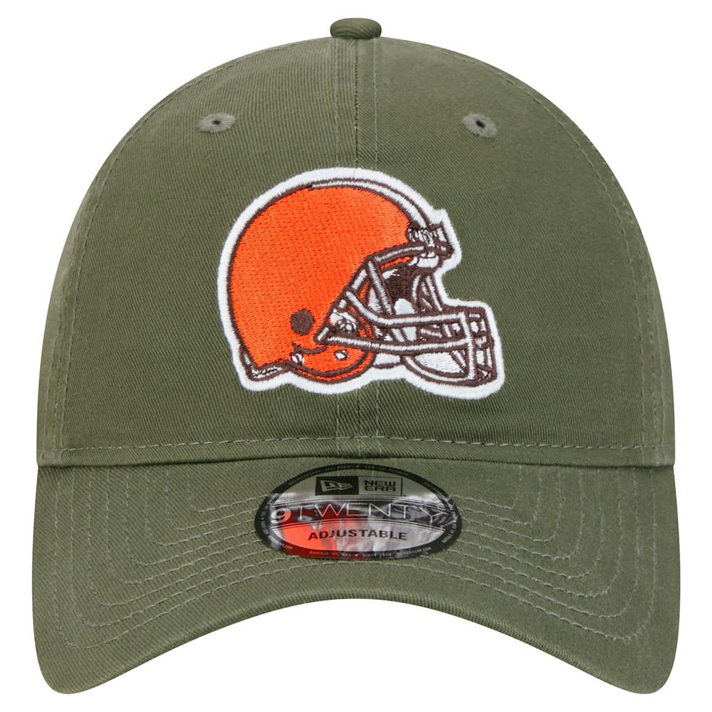 Cleveland Browns New Era Main 9TWENTY Adjustable Hat Olive - NFL