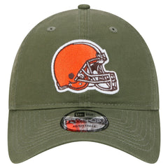 Cleveland Browns New Era Main 9TWENTY Adjustable Hat Olive - NFL