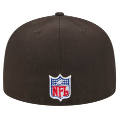 New Era Cleveland Browns Brown Throwback Main 59FIFTY Fitted Hat - NFL
