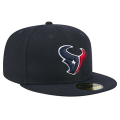 Houston Texans New Era Main 59FIFTY Fitted Hat Navy - NFL