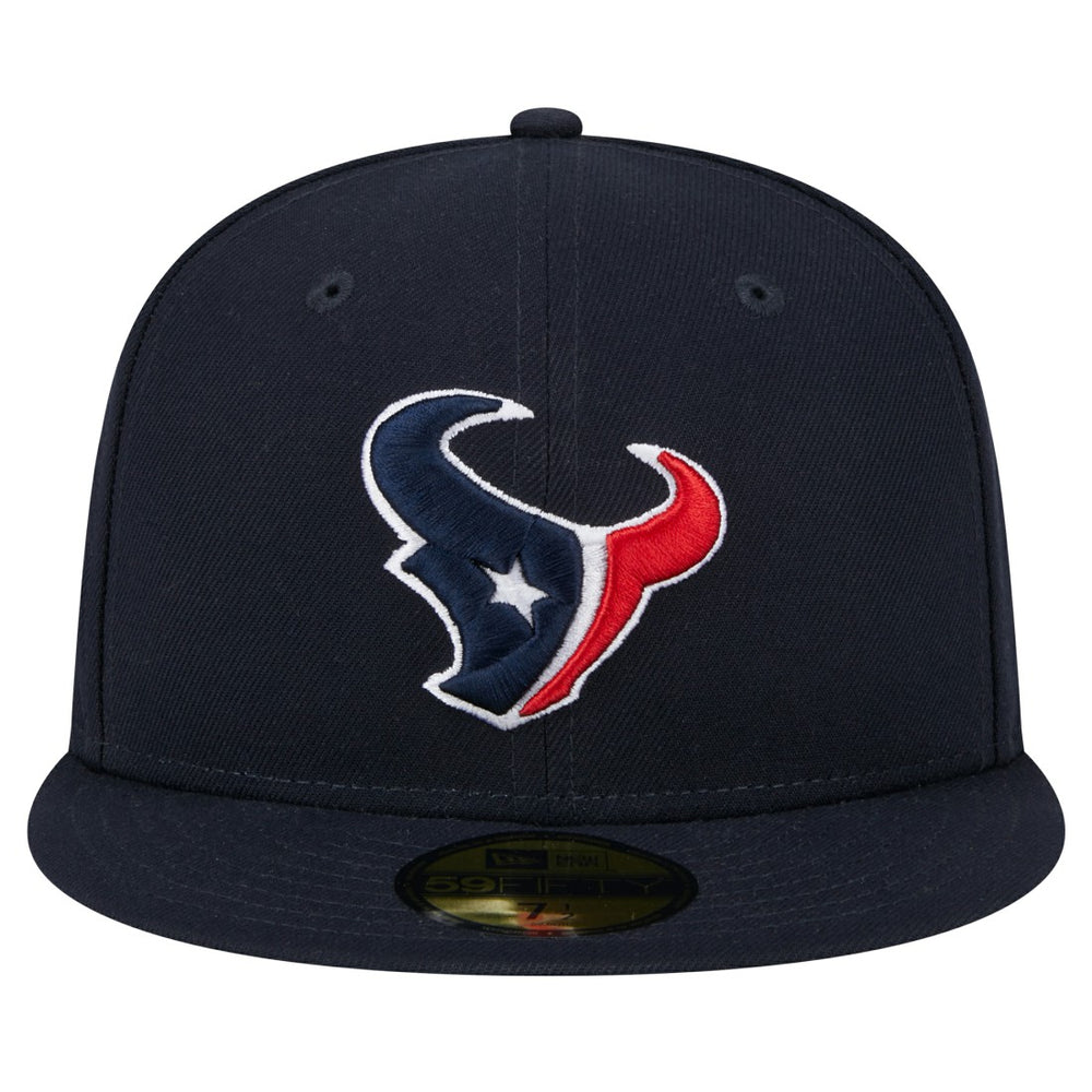 Houston Texans New Era Main Side Patch 59FIFTY Fitted Hat Navy - NFL