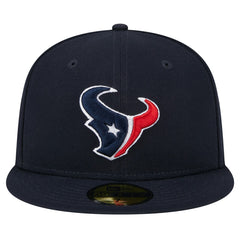 Houston Texans New Era Main Side Patch 59FIFTY Fitted Hat Navy - NFL