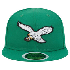 Philadelphia Eagles New Era Youth Main 59FIFTY Fitted Hat Kelly Green - NFL