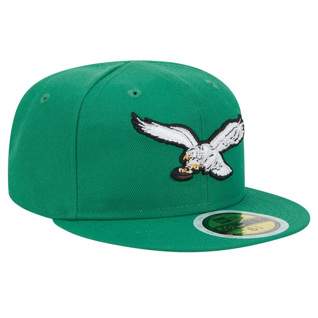 Philadelphia Eagles New Era Youth Main 59FIFTY Fitted Hat Kelly Green - NFL