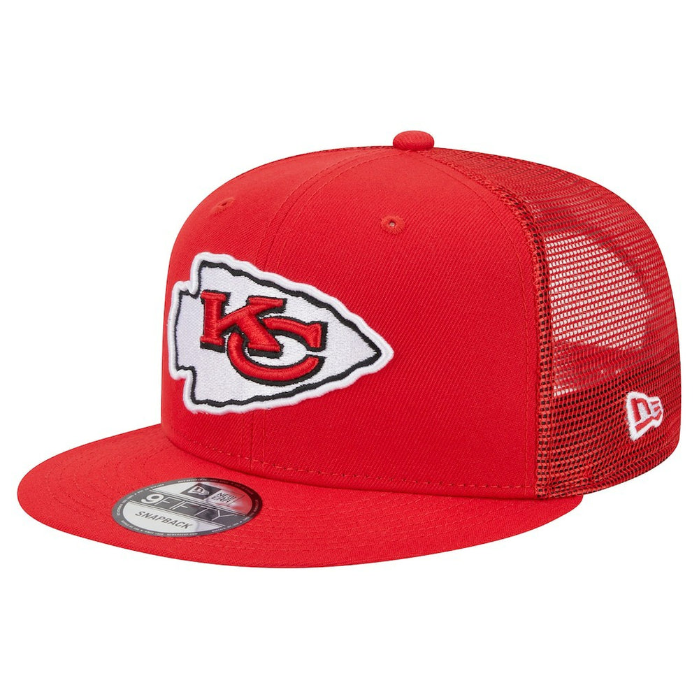 Kansas City Chiefs New Era Main Trucker 9FIFTY Snapback Hat Red - NFL