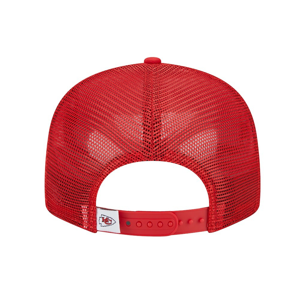 Kansas City Chiefs New Era Main Trucker 9FIFTY Snapback Hat Red - NFL