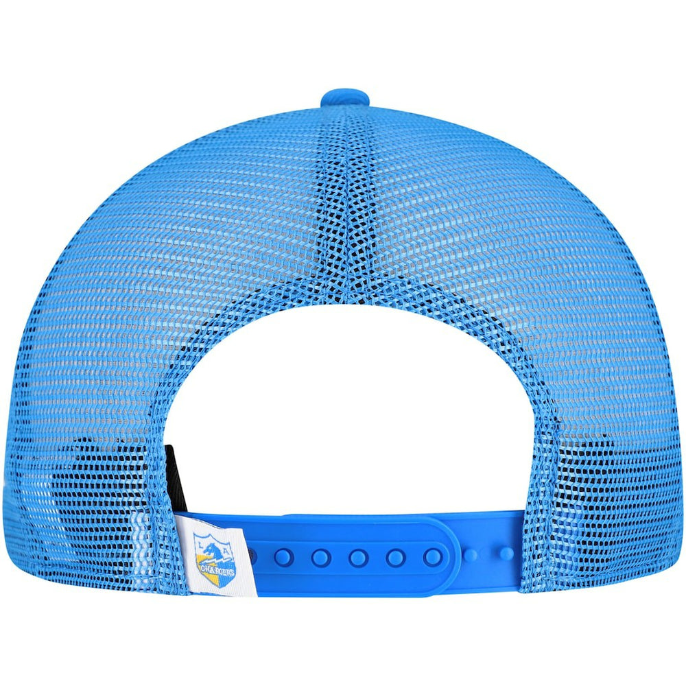 Los Angeles Chargers New Era Throwback Main Trucker 9FIFTY Snapback Hat Powder Blue - NFL