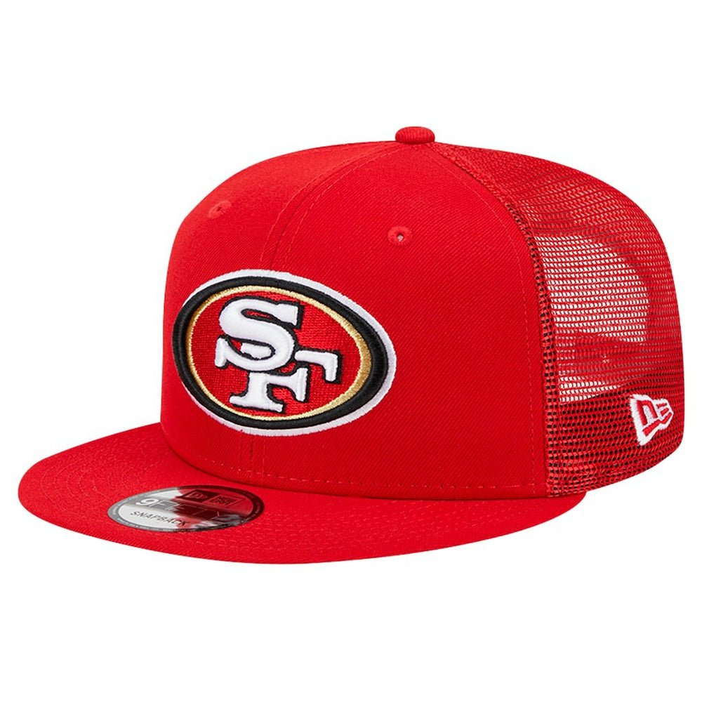 San Francisco 49ers New Era Main Trucker 9FIFTY Snapback Hat Scarlet - NFL