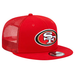San Francisco 49ers New Era Main Trucker 9FIFTY Snapback Hat Scarlet - NFL