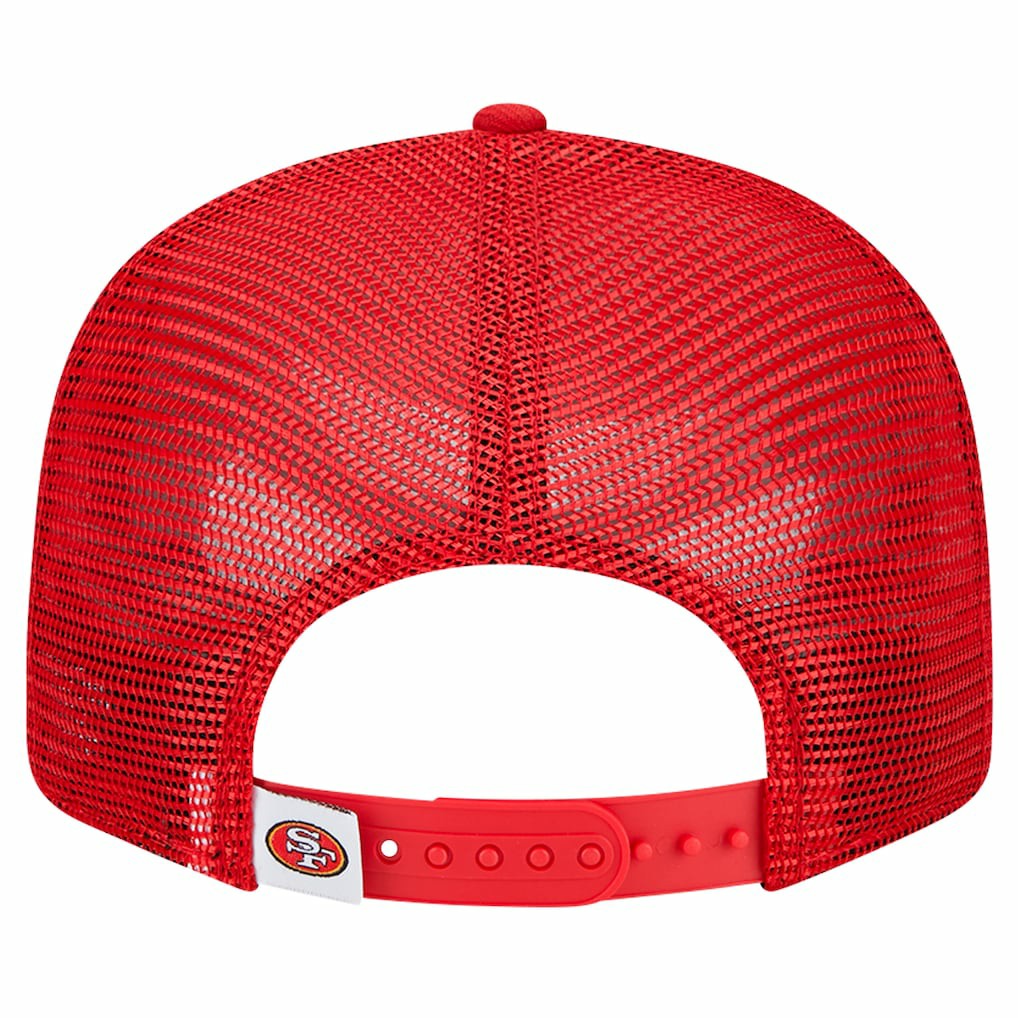 San Francisco 49ers New Era Main Trucker 9FIFTY Snapback Hat Scarlet - NFL