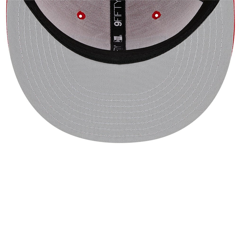 San Francisco 49ers New Era Main Trucker 9FIFTY Snapback Hat Scarlet - NFL