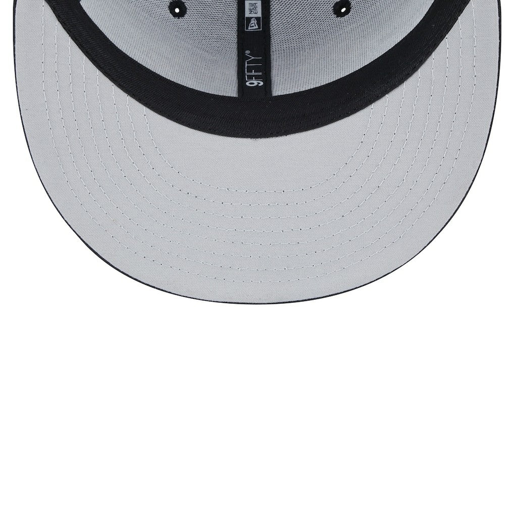Cincinnati Bengals New Era Throwback Main Trucker 9FIFTY Snapback Hat Black - NFL