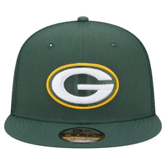 Green Bay Packers New Era Main Trucker 9FIFTY Snapback Hat Green - NFL