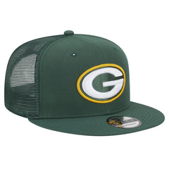 Green Bay Packers New Era Main Trucker 9FIFTY Snapback Hat Green - NFL