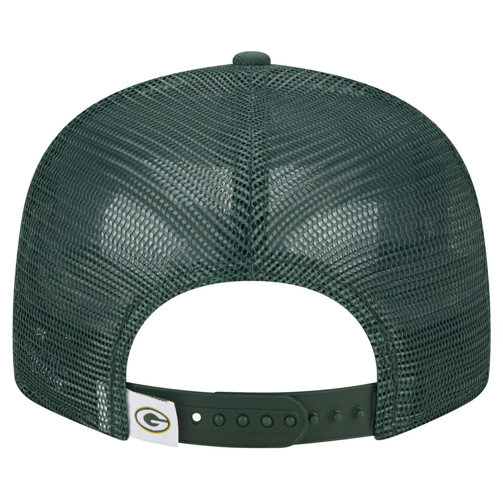 Green Bay Packers New Era Main Trucker 9FIFTY Snapback Hat Green - NFL