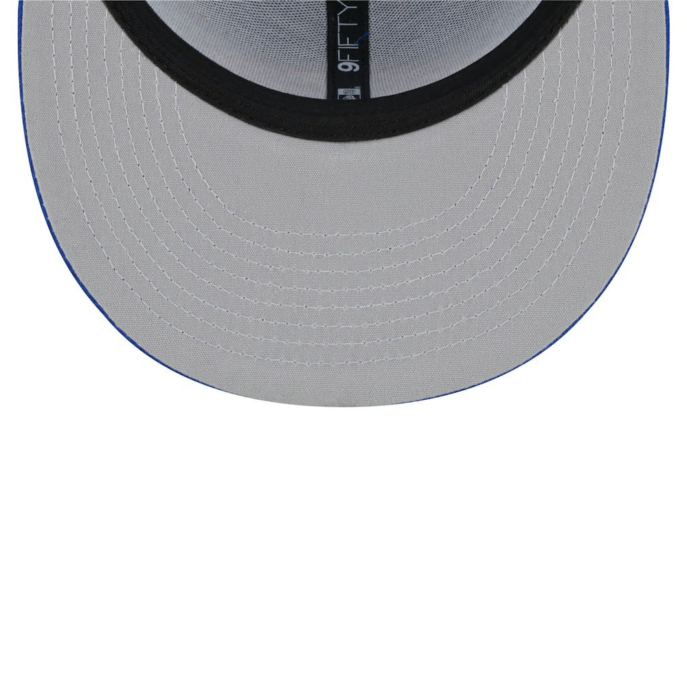 Buffalo Bills New Era Throwback Main Trucker 9FIFTY Snapback Hat Royal - NFL