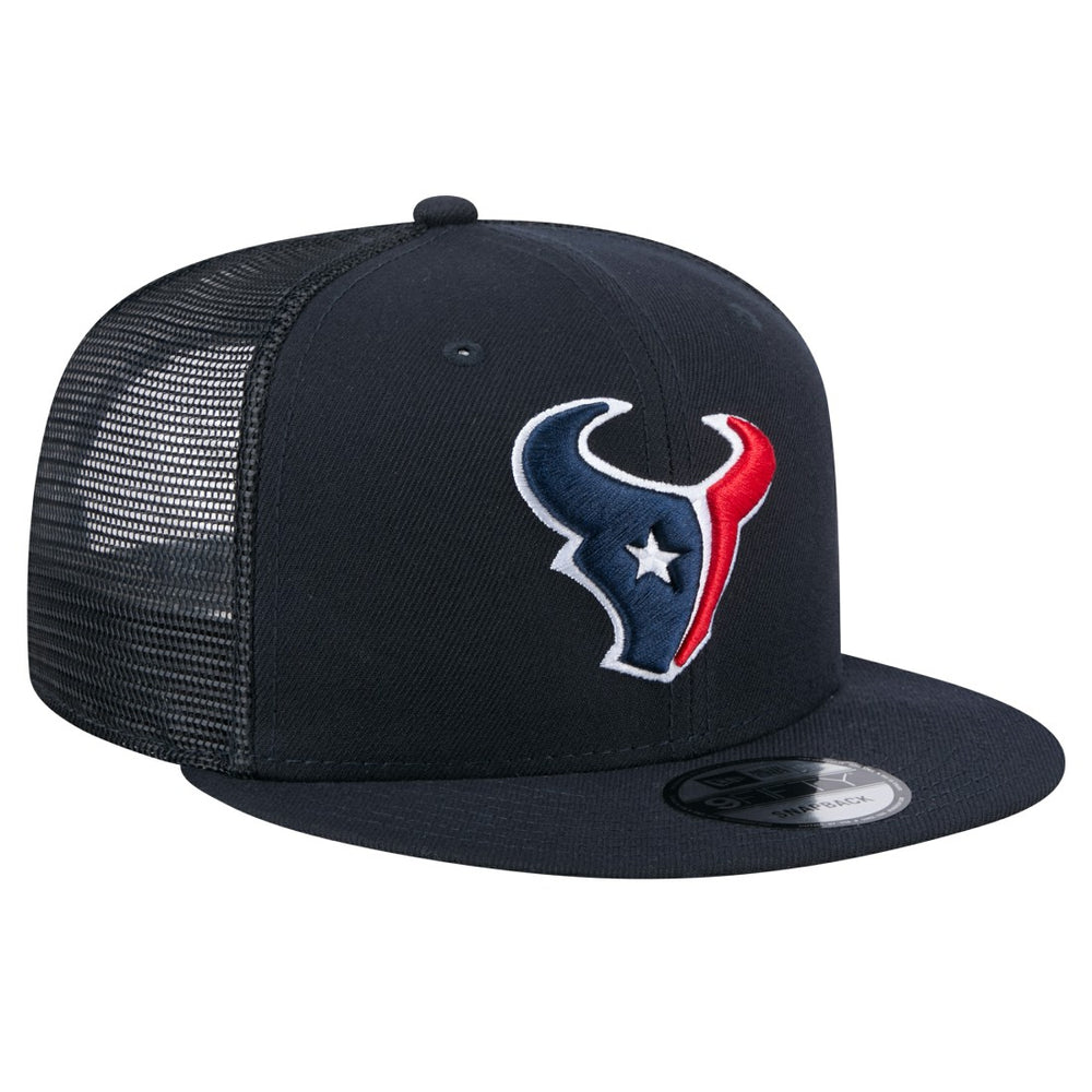 Houston Texans New Era Main Trucker 9FIFTY Snapback Hat Navy - NFL