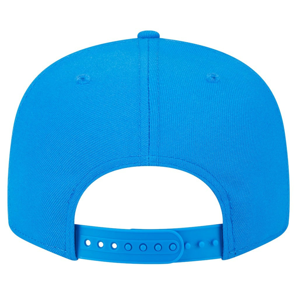 Detroit Lions New Era Main Script 9FIFTY Snapback Hat Blue - NFL
