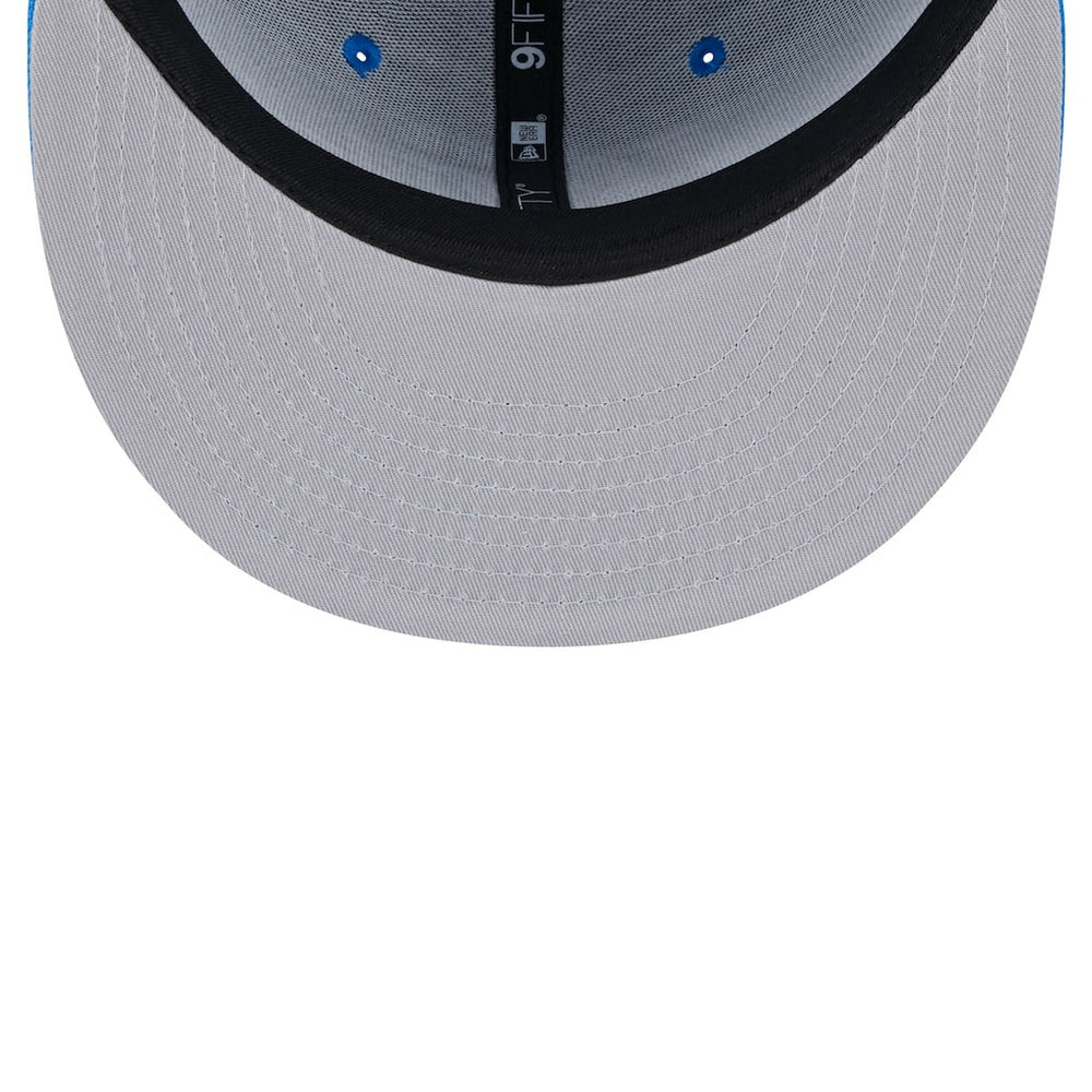 Detroit Lions New Era Main Script 9FIFTY Snapback Hat Blue - NFL