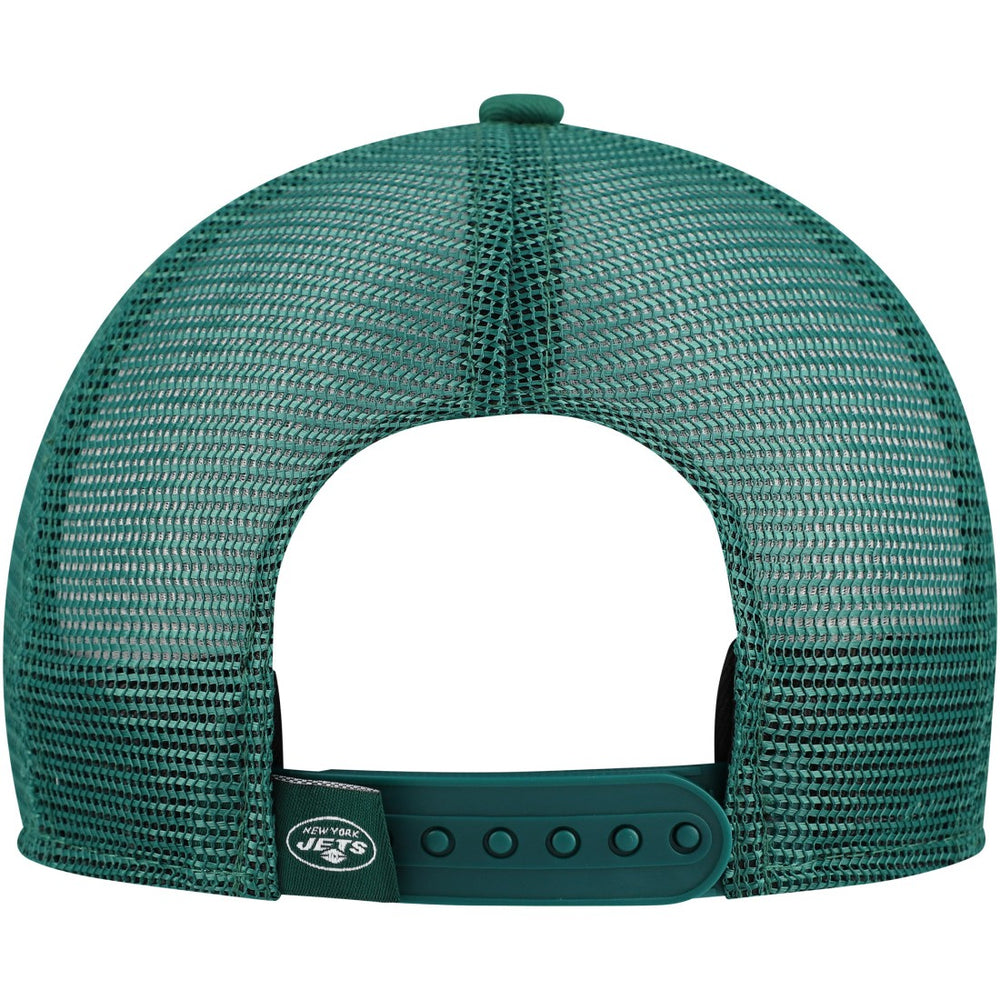 New York Jets New Era Youth Distressed 9FIFTY A-Frame Snapback Hat White/Green - NFL