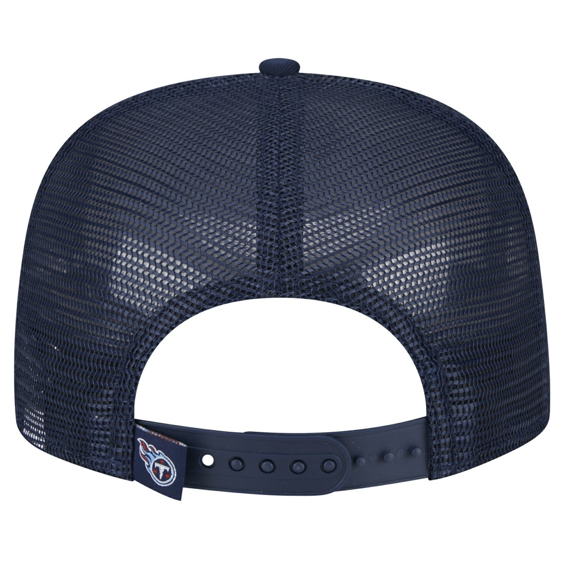 Tennessee Titans New Era Youth Distressed 9FIFTY A-Frame Snapback Hat White/Navy - NFL