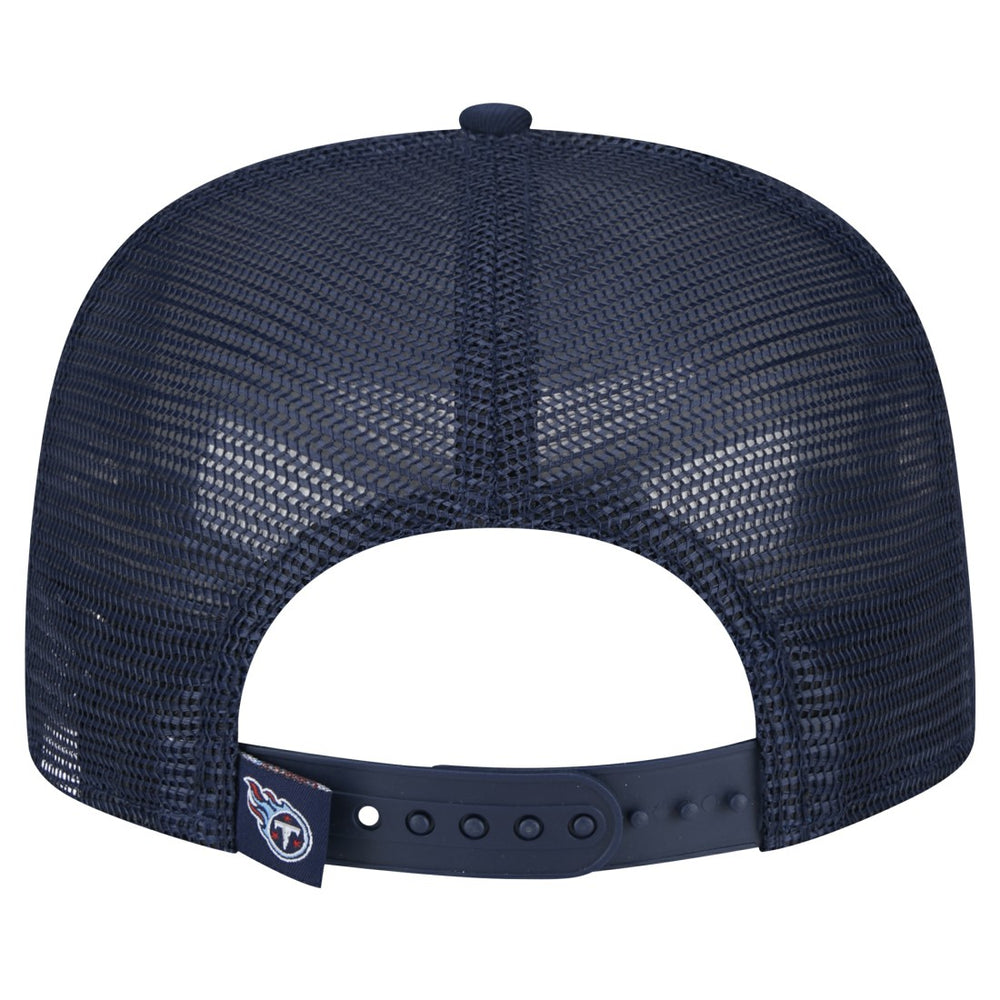 Tennessee Titans New Era Youth Distressed 9FIFTY A-Frame Snapback Hat White/Navy - NFL