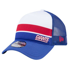 New York Giants New Era Youth Sport Night Color Block 9FORTY A-Frame Trucker Adjustable Hat Royal - NFL