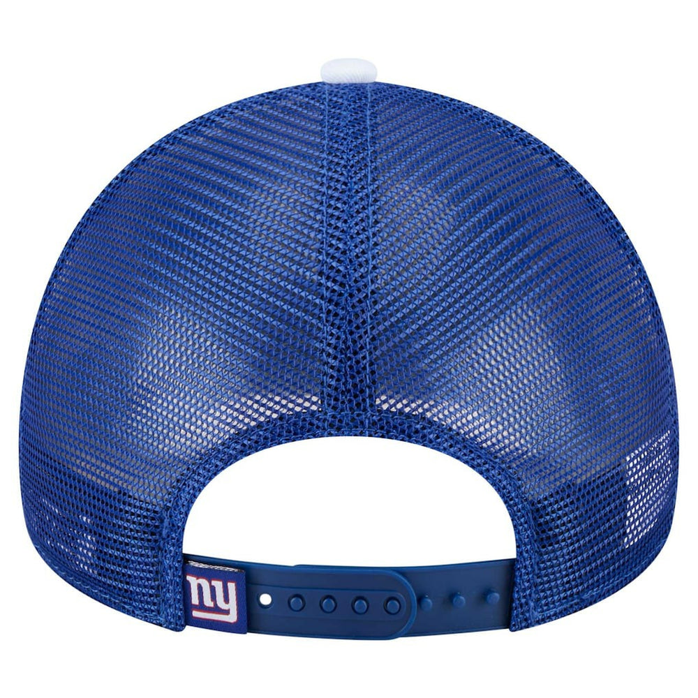 New York Giants New Era Youth Sport Night Color Block 9FORTY A-Frame Trucker Adjustable Hat Royal - NFL