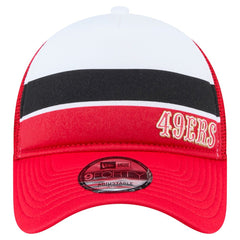 San Francisco 49ers New Era Youth Sport Night Color Block 9FORTY A-Frame Trucker Adjustable Hat Scarlet - NFL
