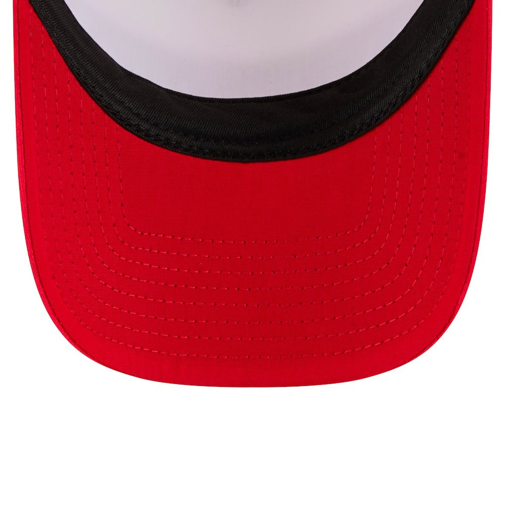 San Francisco 49ers New Era Youth Sport Night Color Block 9FORTY A-Frame Trucker Adjustable Hat Scarlet - NFL