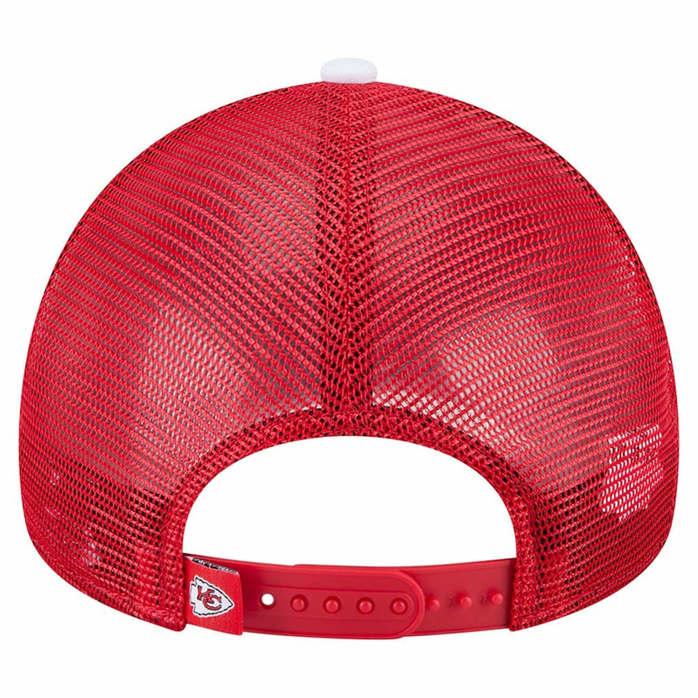 Kansas City Chiefs New Era Preschool Sport Night Color Block 9FORTY A-Frame Trucker Adjustable Hat Red - NFL