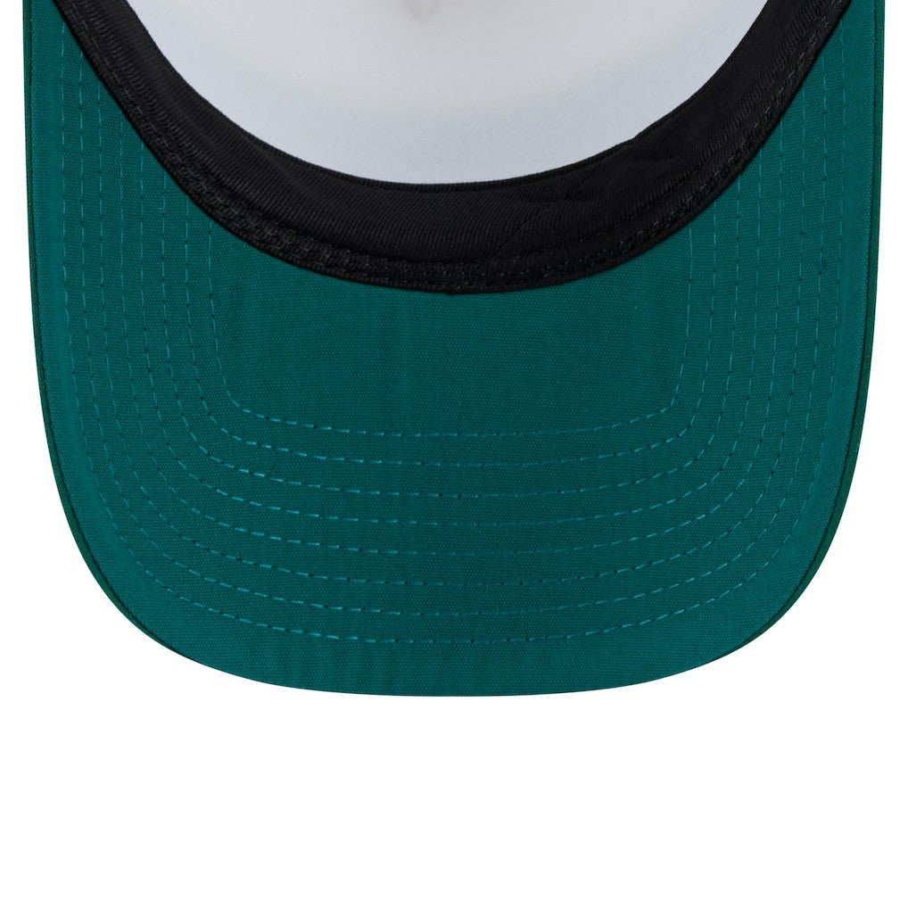 Philadelphia Eagles New Era Preschool Sport Night Color Block 9FORTY A-Frame Trucker Adjustable Hat Midnight Green - NFL