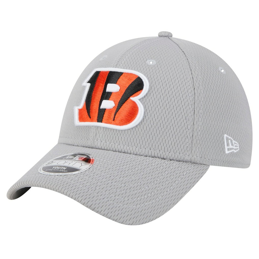 Cincinnati Bengals New Era Youth Main 9FORTY Adjustable Hat Gray - NFL